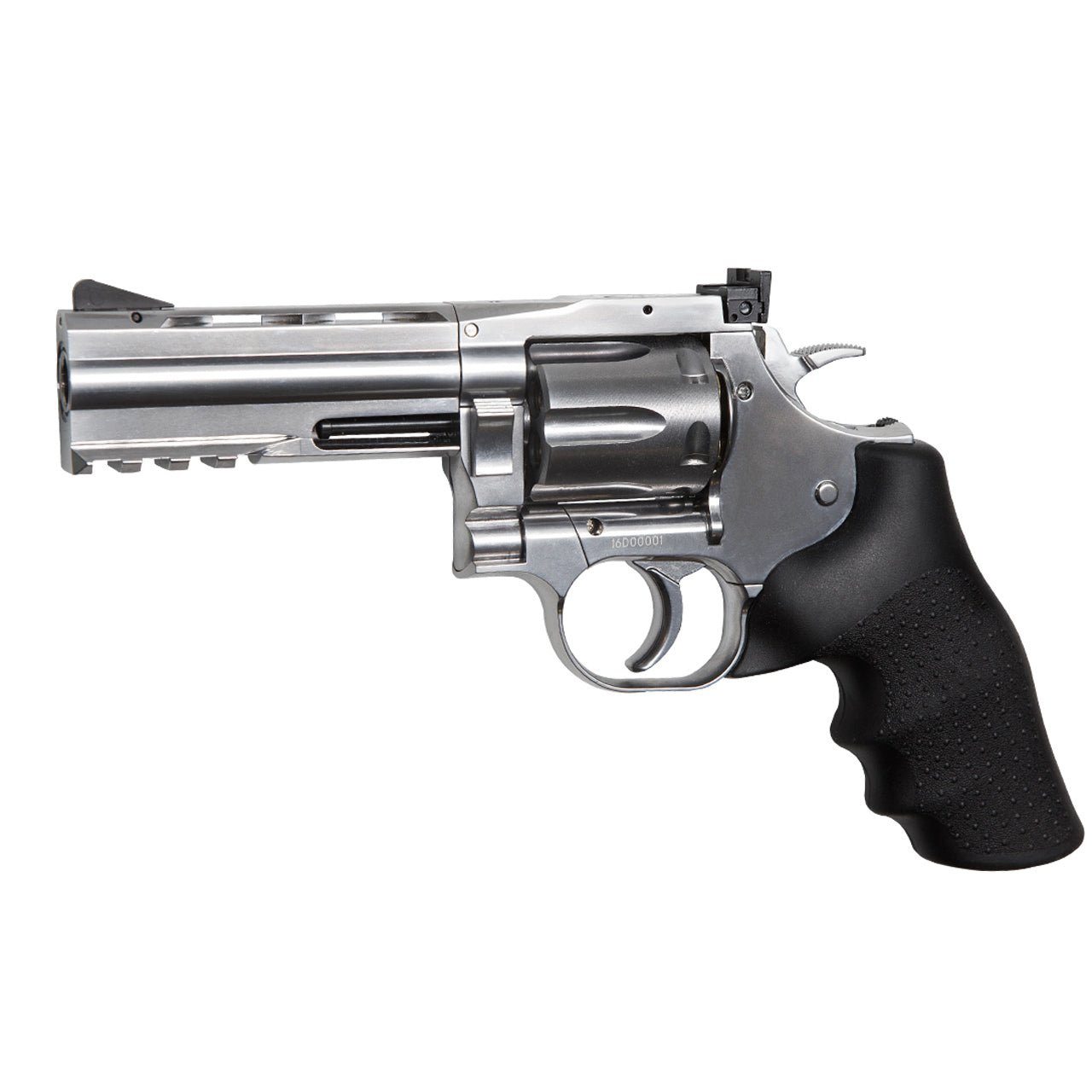 CP_3913-1.jpg DAN WESSON 715 4'' SILVER CO2 REVOLVER - Image 1