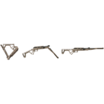 Black Bunker BM8 TAN Thread | 5.5mm (.22) foldable airgun - Image 2